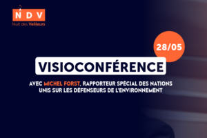 Visioconférence sur les défenseurs de l’environnement avec Michel Forst